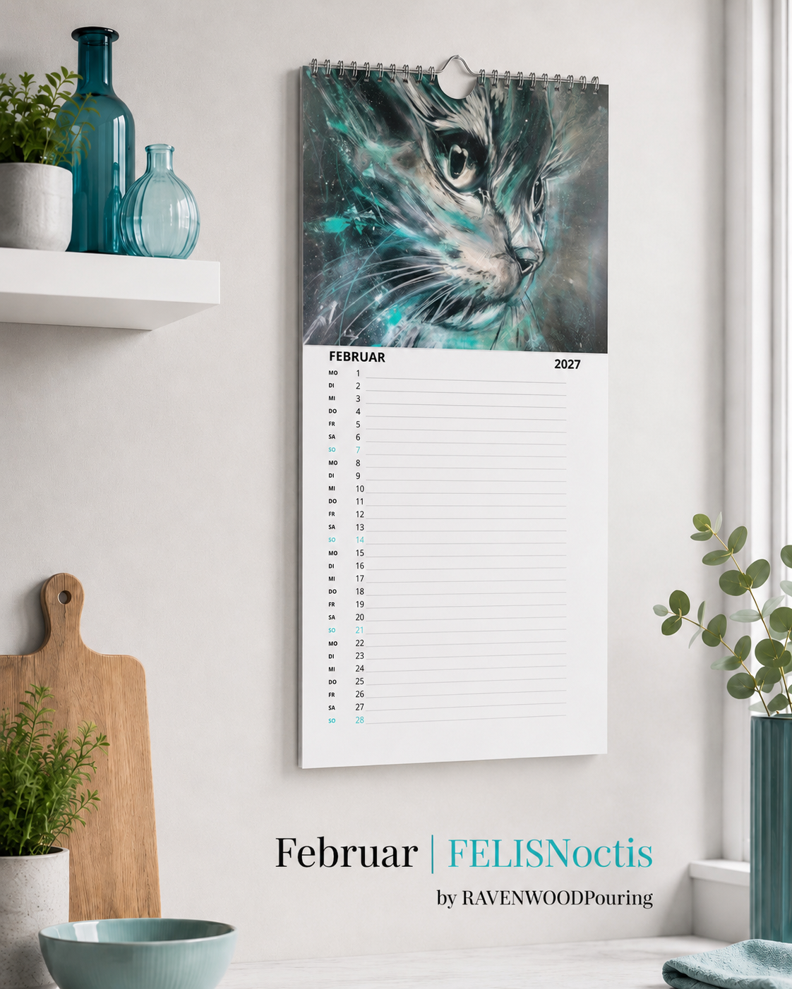 KÜCHENKalender 2027: SMARAGDWelten