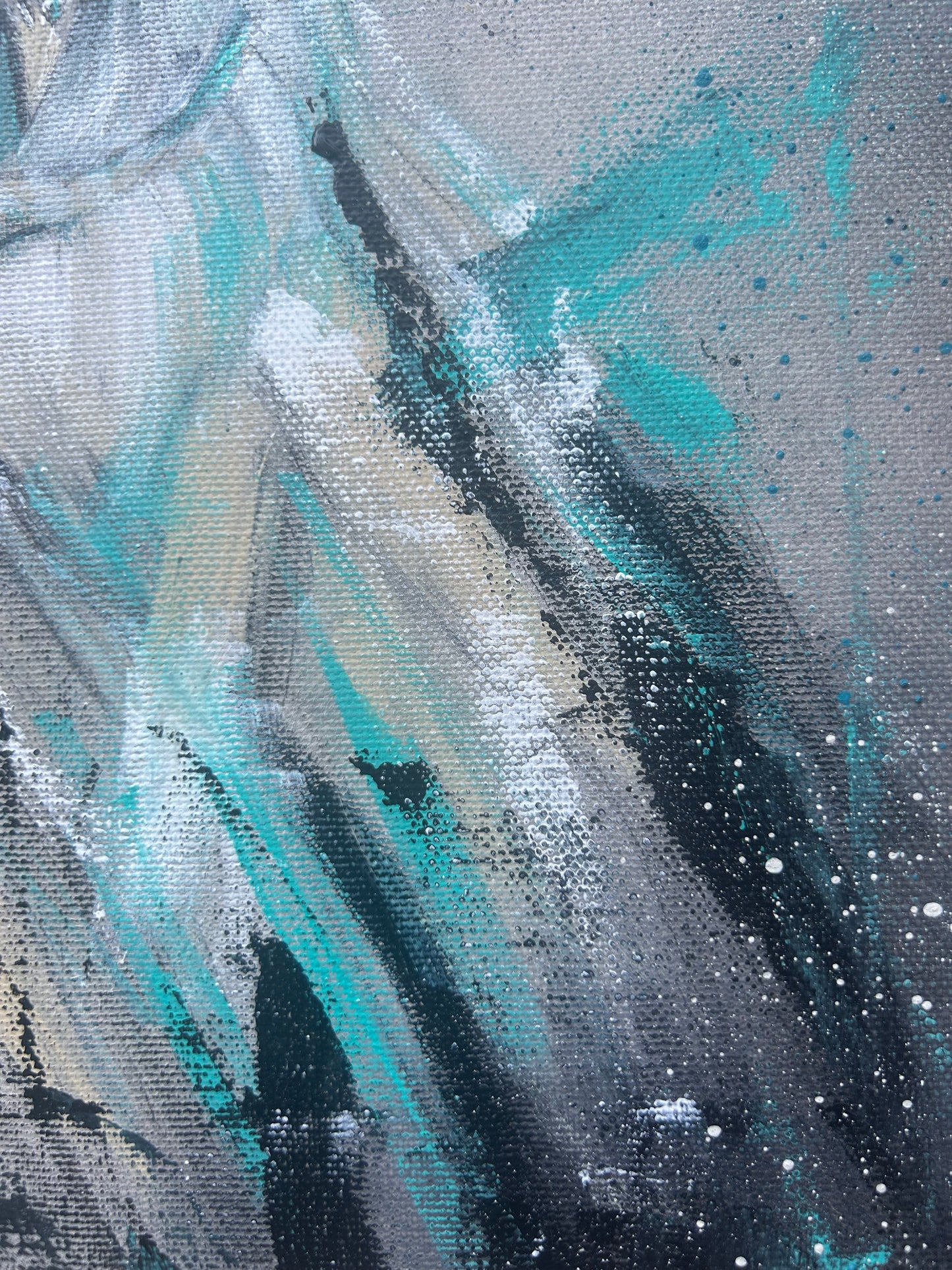 NOCTAVis: Eulenkunst für Naturliebhaber | Handgemaltes Acrylbild auf Leinwand