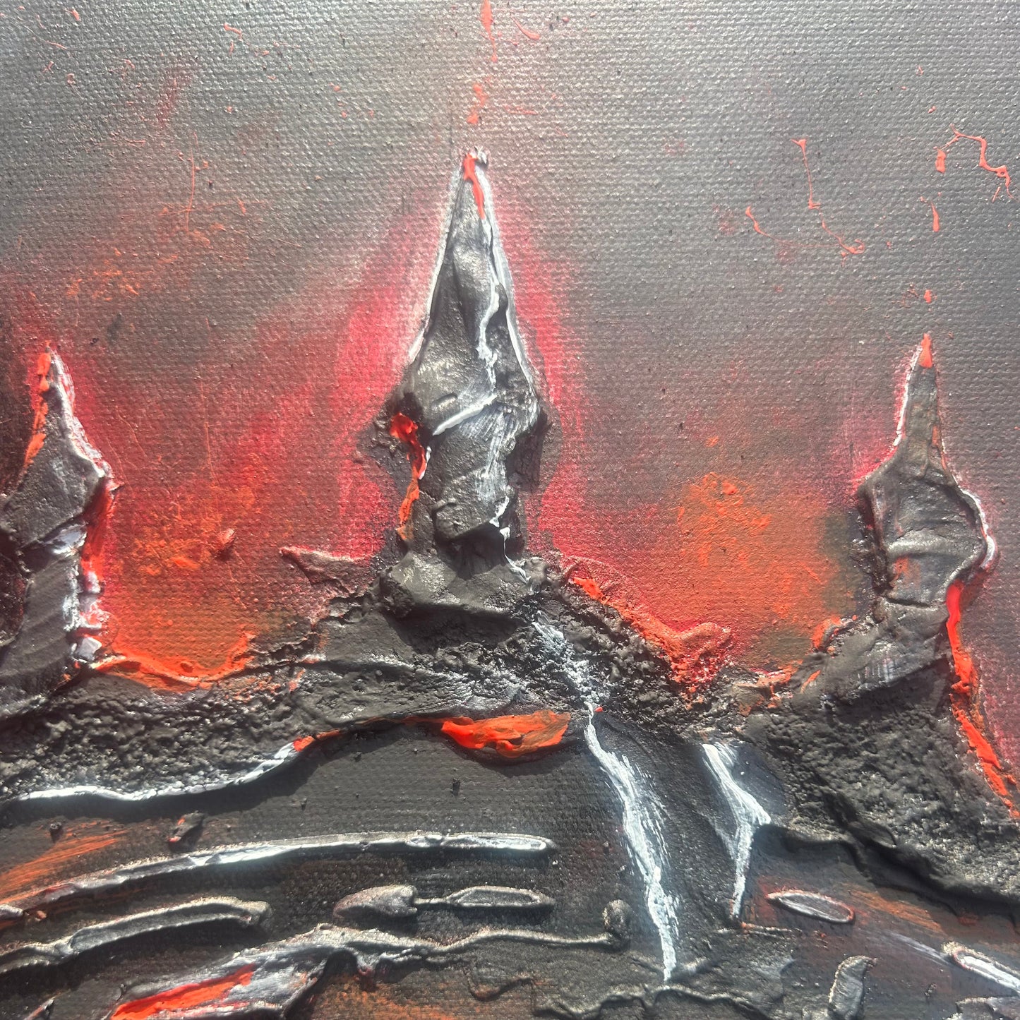 NOXCrown: Gothic Art | Handgemaltes Acrylbild auf Leinwand