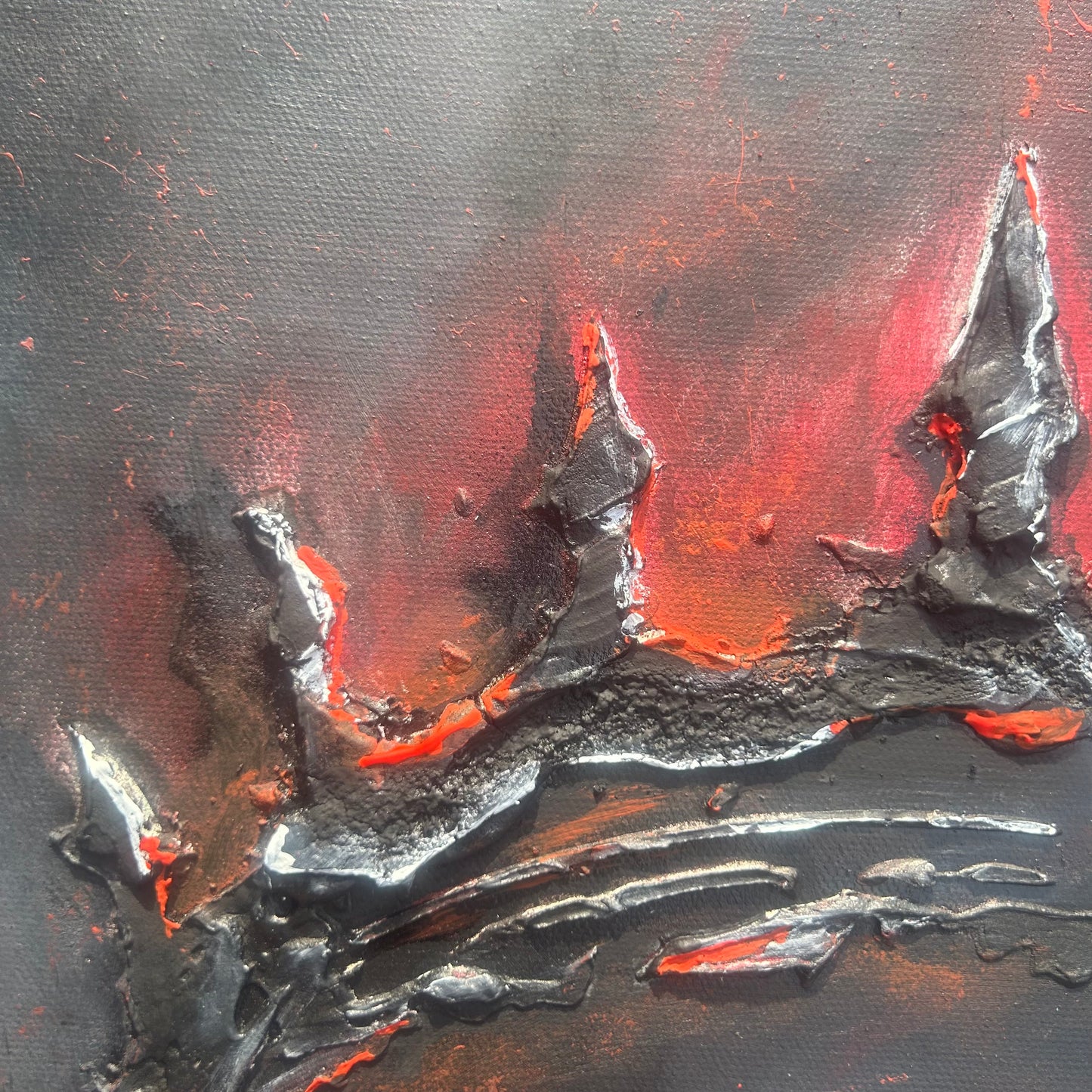 NOXCrown: Gothic Art | Handgemaltes Acrylbild auf Leinwand