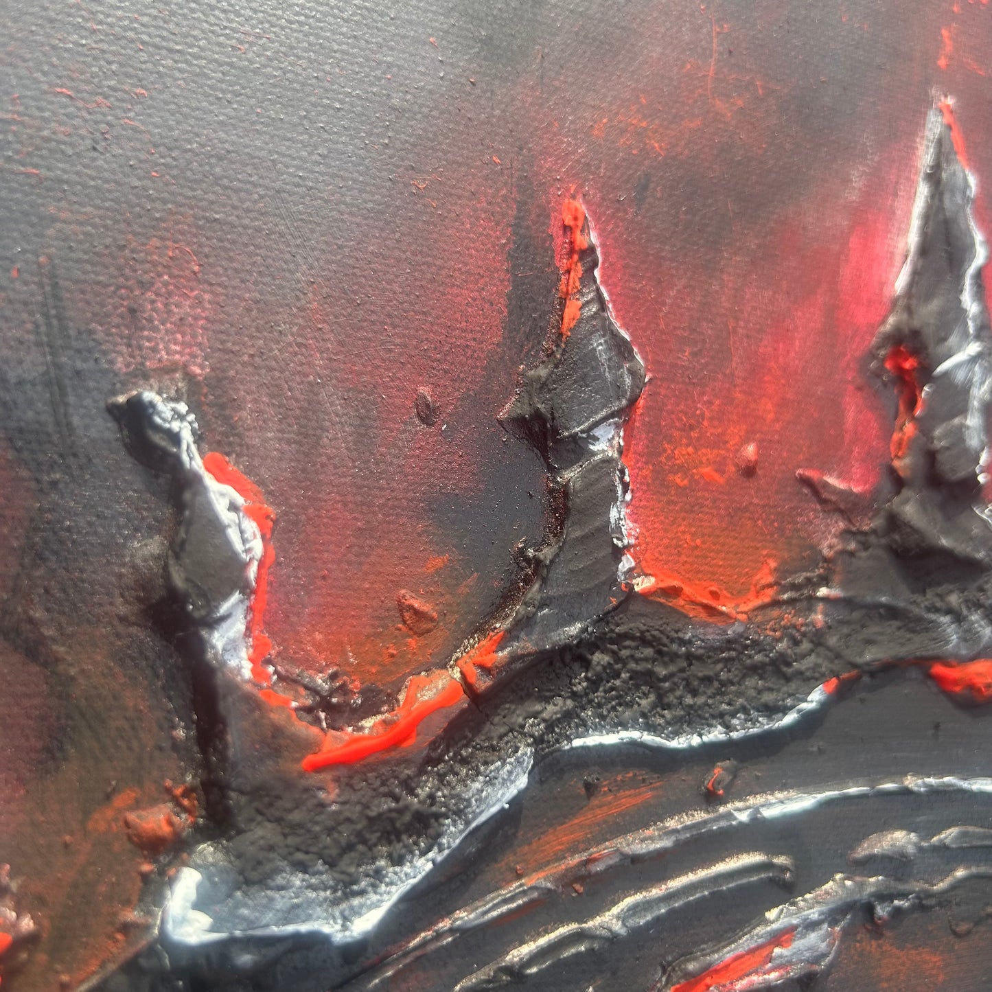 NOXCrown: Gothic Art | Handgemaltes Acrylbild auf Leinwand