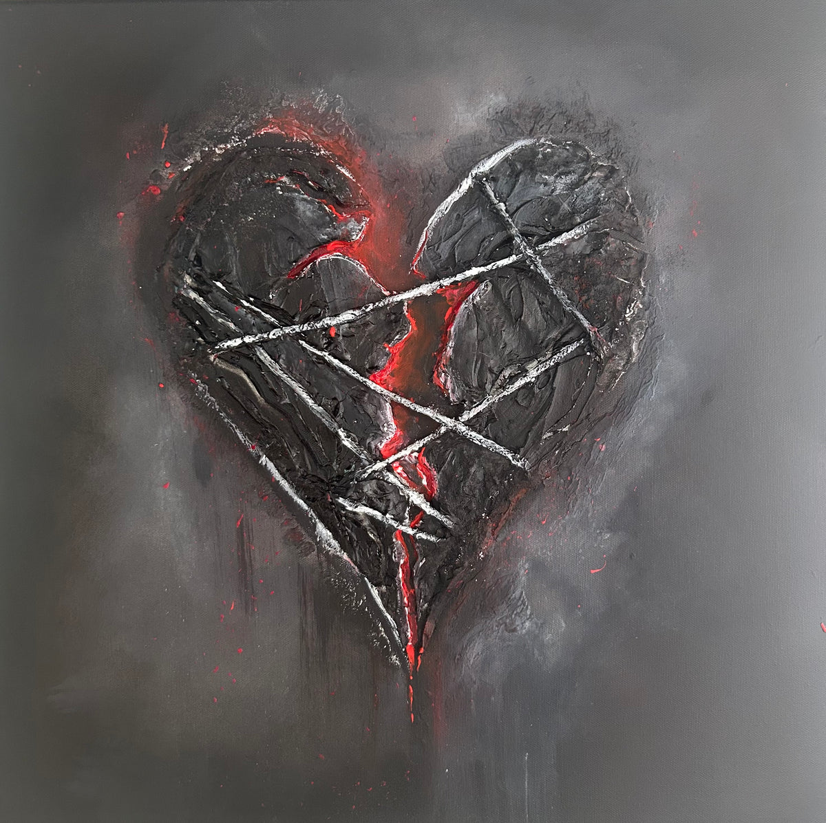 CORVinctum: Gothic Art | Handgemaltes Acrylbild auf Leinwand