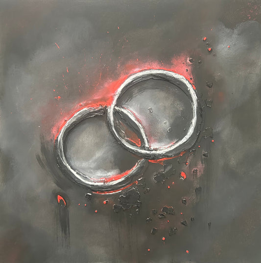 NEXUSVotum: Gothic Art | Handgemaltes Acrylbild auf Leinwand