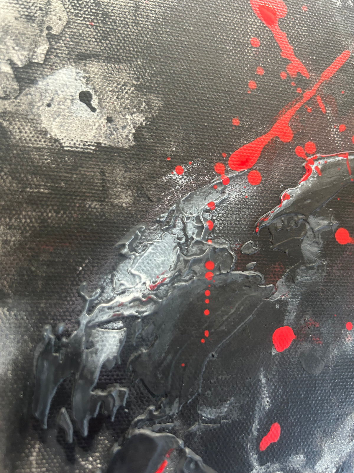 CORVExodus: Dark Art | Handgemaltes Acrylbild auf Leinwand